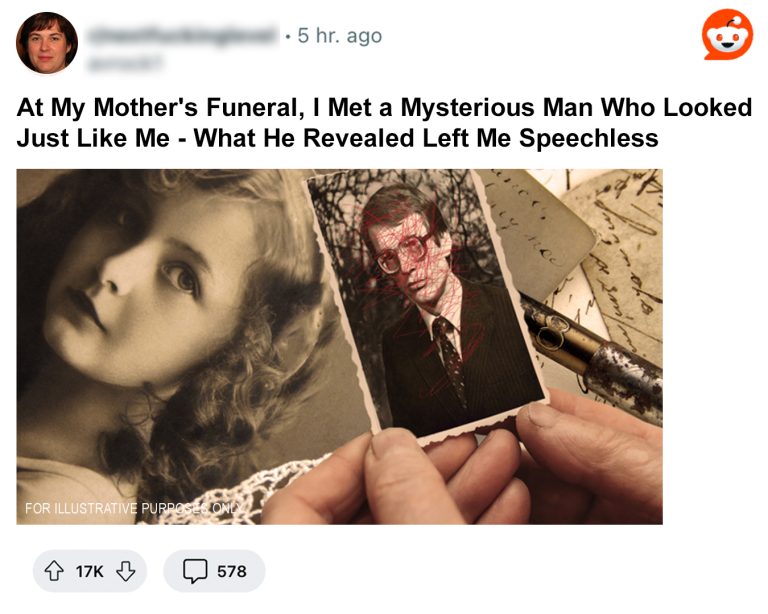 At My Mother’s Funeral, I Met a Mysterious Man Who Looked Just like Me – What He Revealed Left Me Speechless