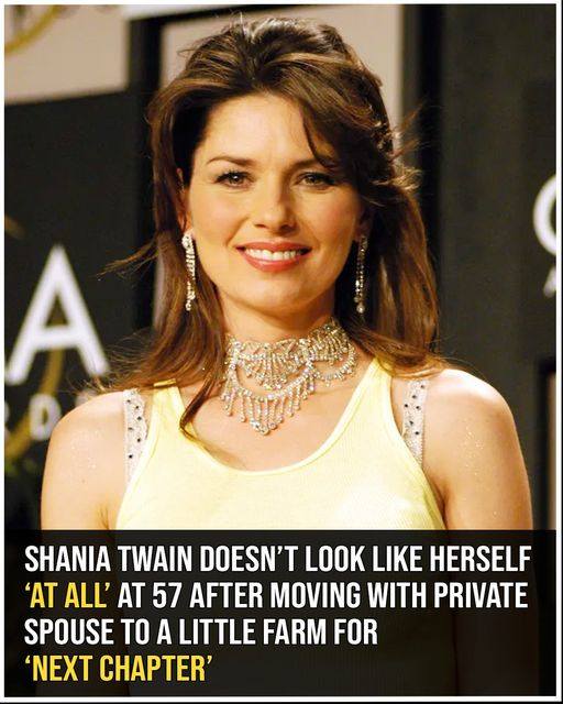 Shania Twain Doesn’t Look Like Herself ‘At All’ at 57 after Moving with Private Spouse to a Little Farm