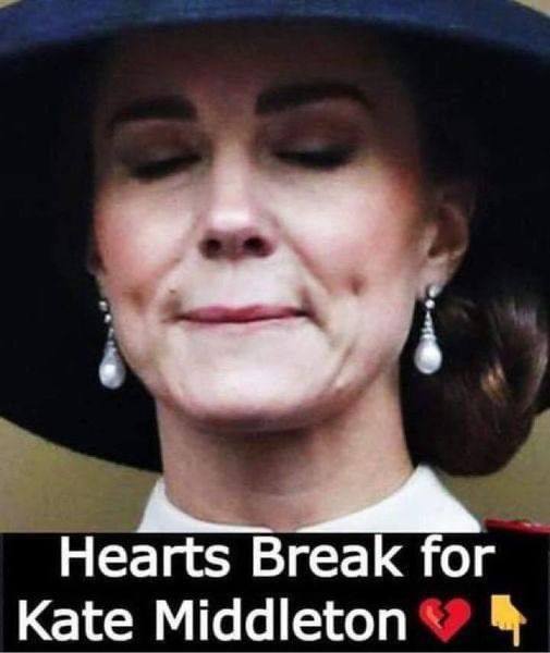 HEART BREAK FOR KATE MIDDLETON