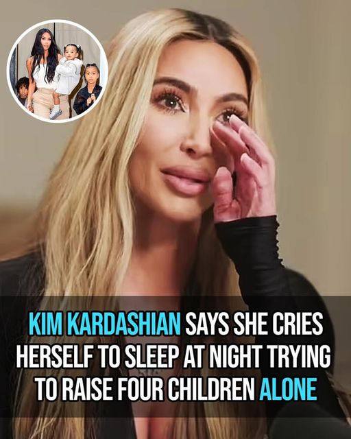 Kim Kardashian Admits She Cries Herself to Sleep Amid Challenging Parenting Journey