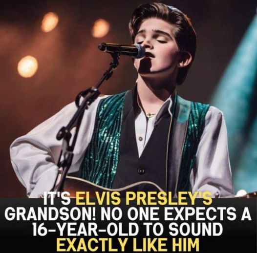 Elvis Presley’s grandson takes the stage and shows his talent.