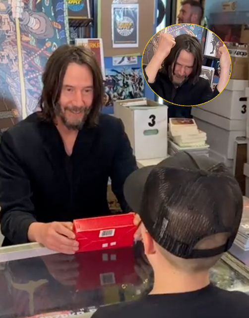 Keanu Reeves, known for his humility and kindness