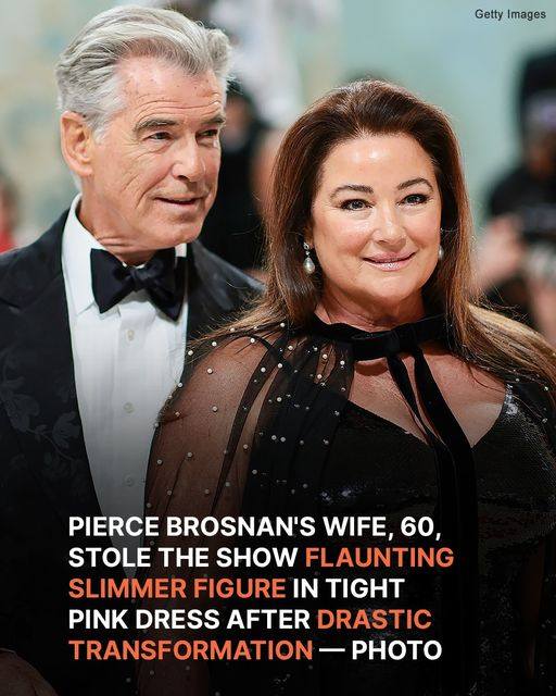 Pierce Brosnan’s ‘Ageless’ Wife Draws Attention Flaunting Her Curves in Figure-Hugging Pink Dress