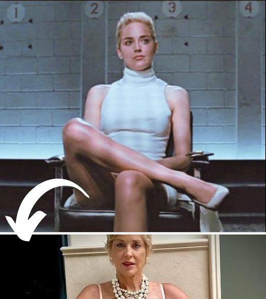 After 32 years, Sharon Stone has recreated the iconic scene from Basic Instinct, leaving men in disbelief.